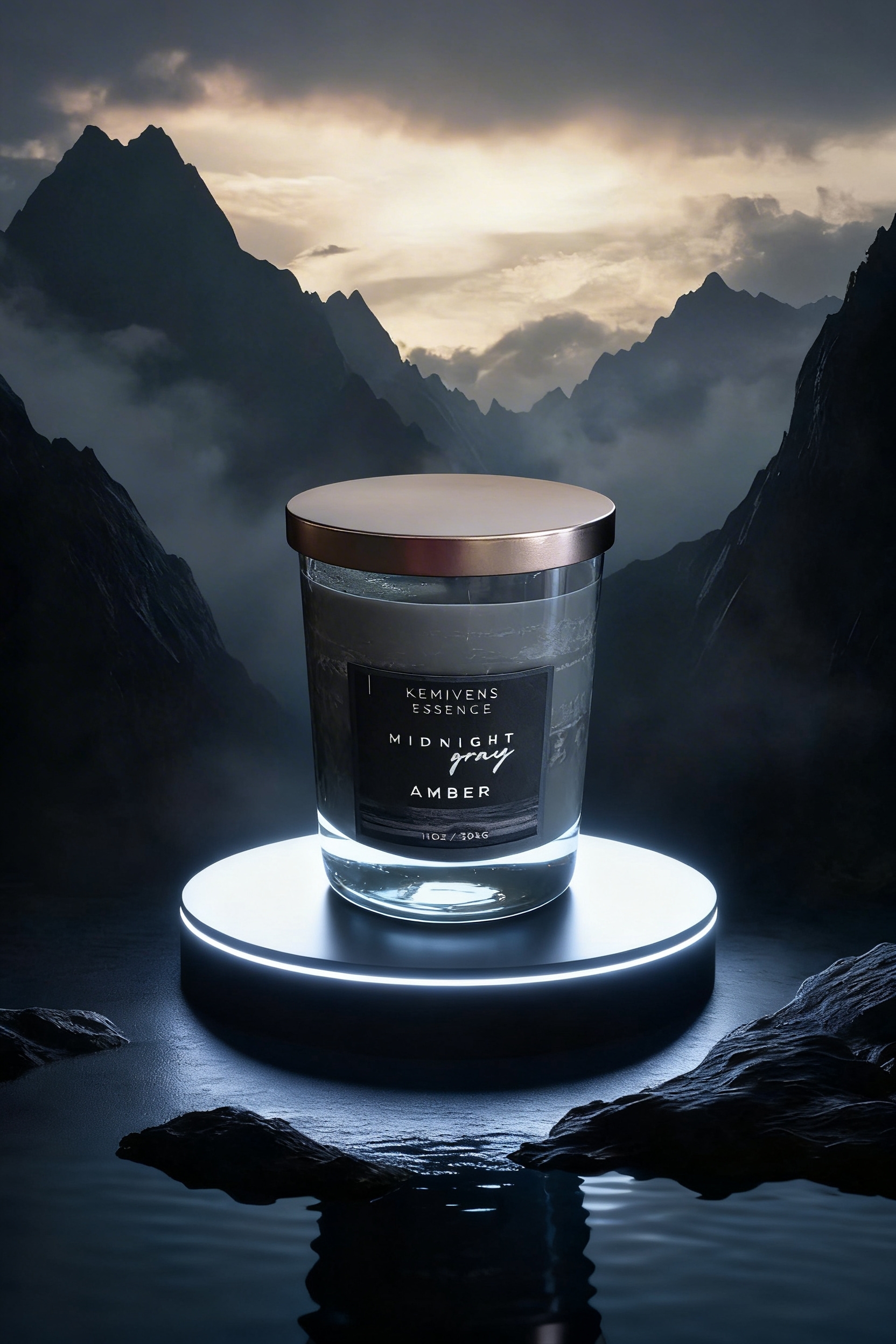 Midnight Amber Candle