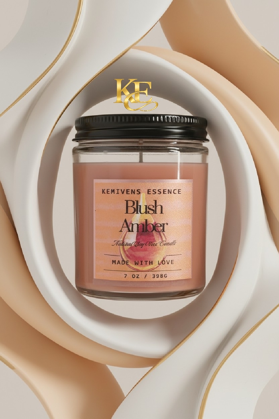 Blush Amber Scented Candle