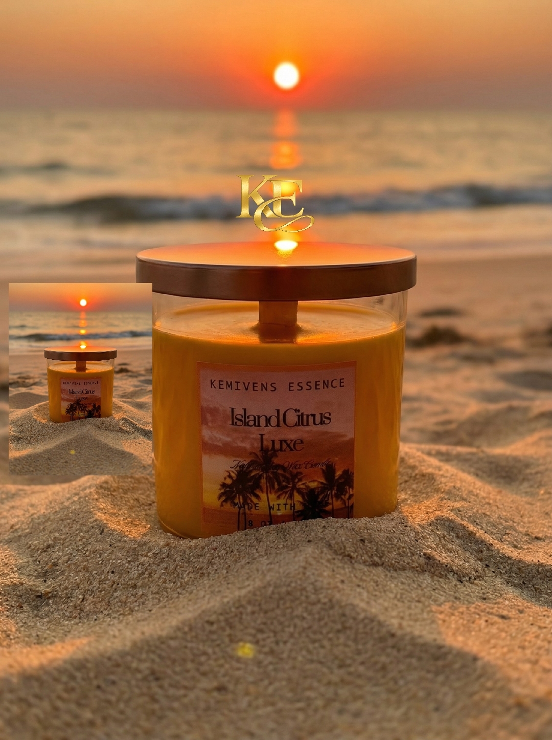 Island Citrus Luxe Candle