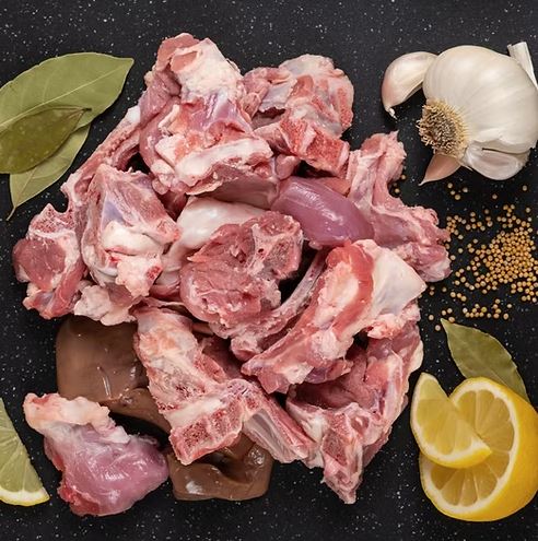 Lamb Stew Meat Bone-in 1lb