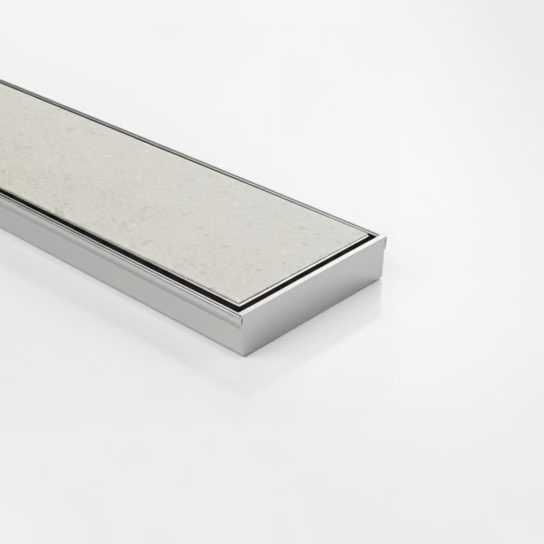 Neston Linear Tile Insert Grate Stainless Steel Kit 800mm