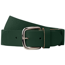 Classic Green Leather Belt