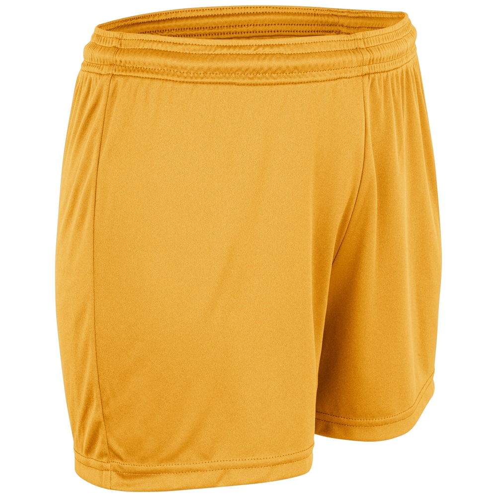 Women's Gold Athletic Shorts