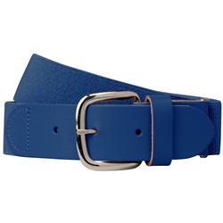Classic Blue Leather Belt