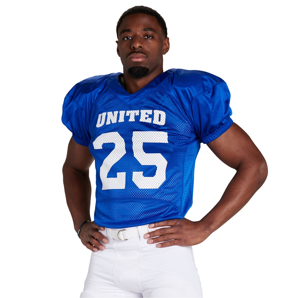 Blue Football Jersey #25