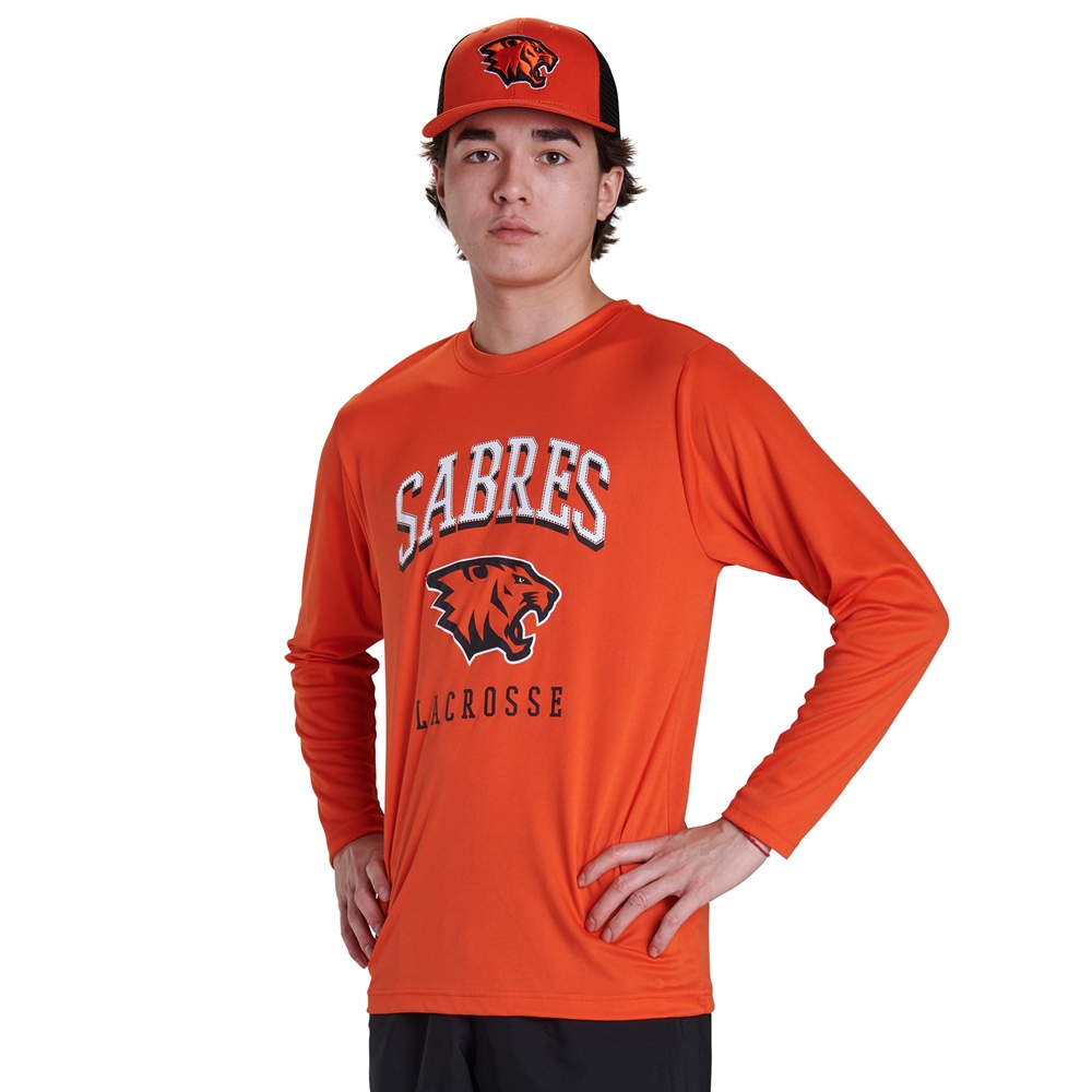 Sabres Lacrosse Long Sleeve Shirt
