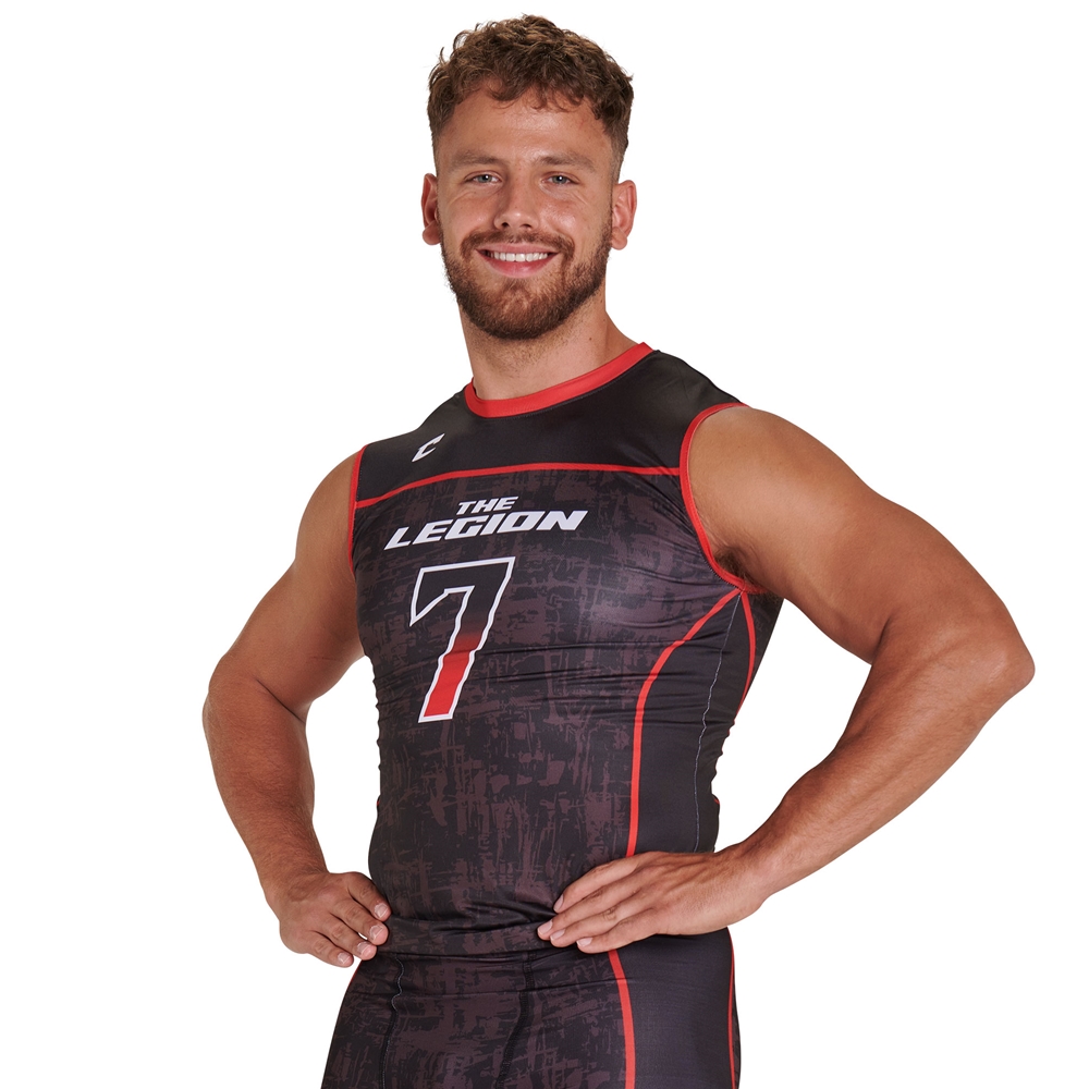 Juice Compression Crew Neck Sleeveless Jersey (ADULT, YOUTH)