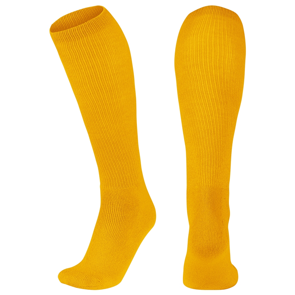Yellow Knee-High Sports Socks