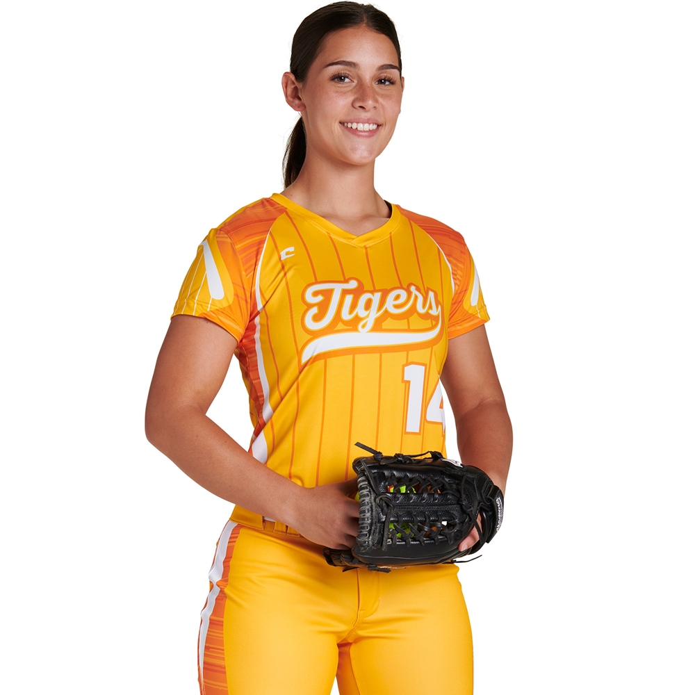 Sublimated V-Neck Fitted Jersey