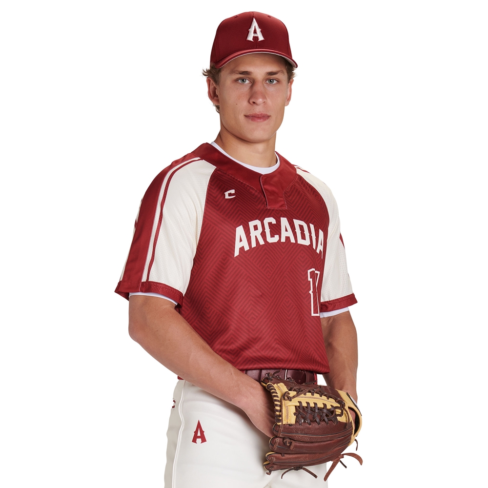 Sublimated 2-Button Short Sleeve Jersey