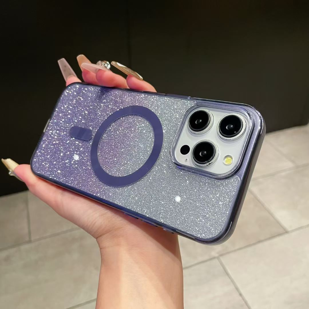 Crystal Luxe | Premium Gradient Acrylic iPhone Case with Ultra-Clear TPU (iPhone 15/16 Pro Max)