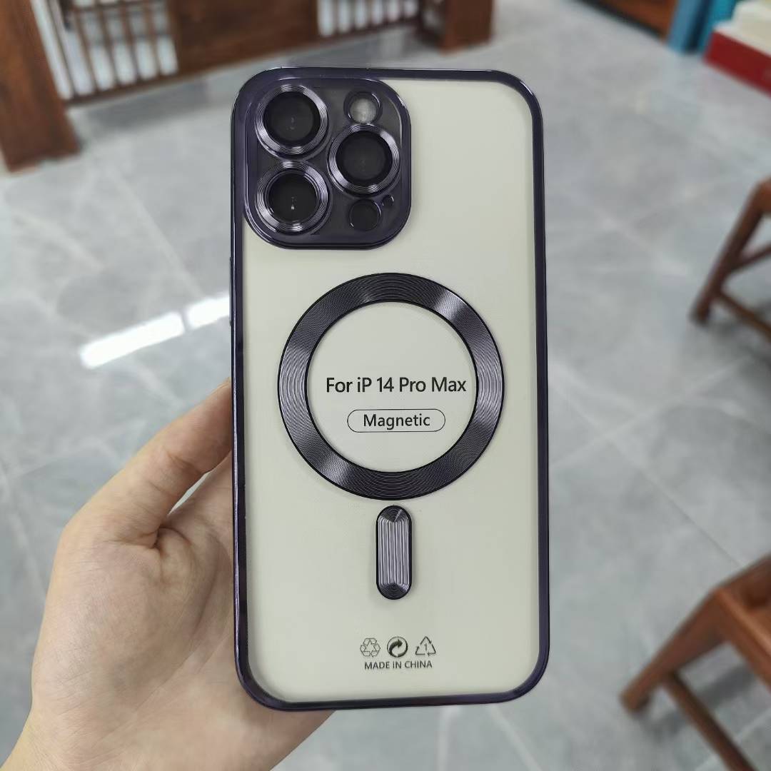 Hot Selling Fine Hole Camera Design with All Inclusive Anti Drop and Magnetic Charging, Suitable for iPhone 13 14 Phone case