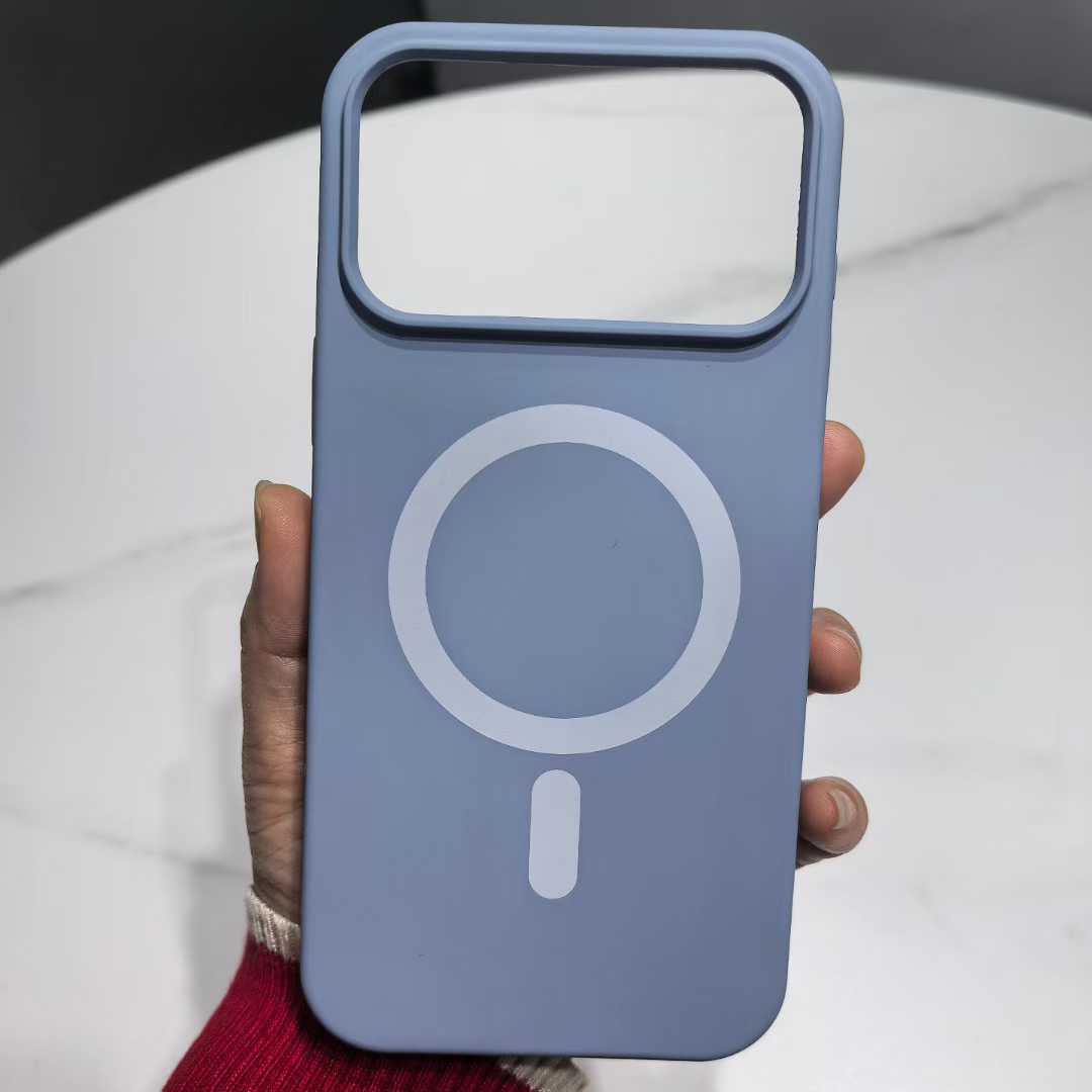 Magnetic Silicon Phone Back Cover for iPhone 17 Pro Max 17 Air Soft Silicone Phone Case