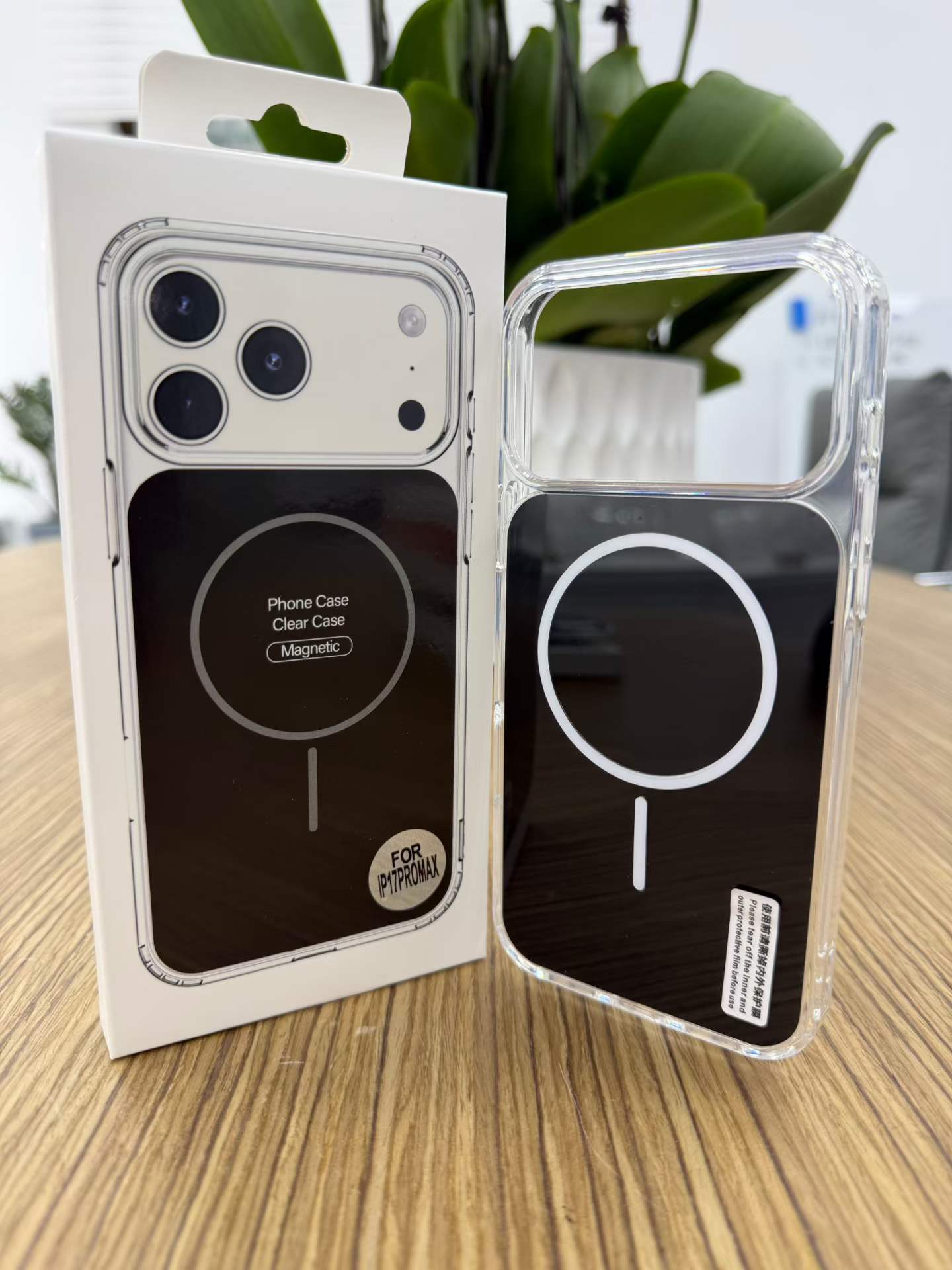 Shockproof Crystal Clear Magnetic TPU PC Hard for iPhone 17 16 15 14 Plus 13 11 12 Pro Max Wireless Charge Case Cover