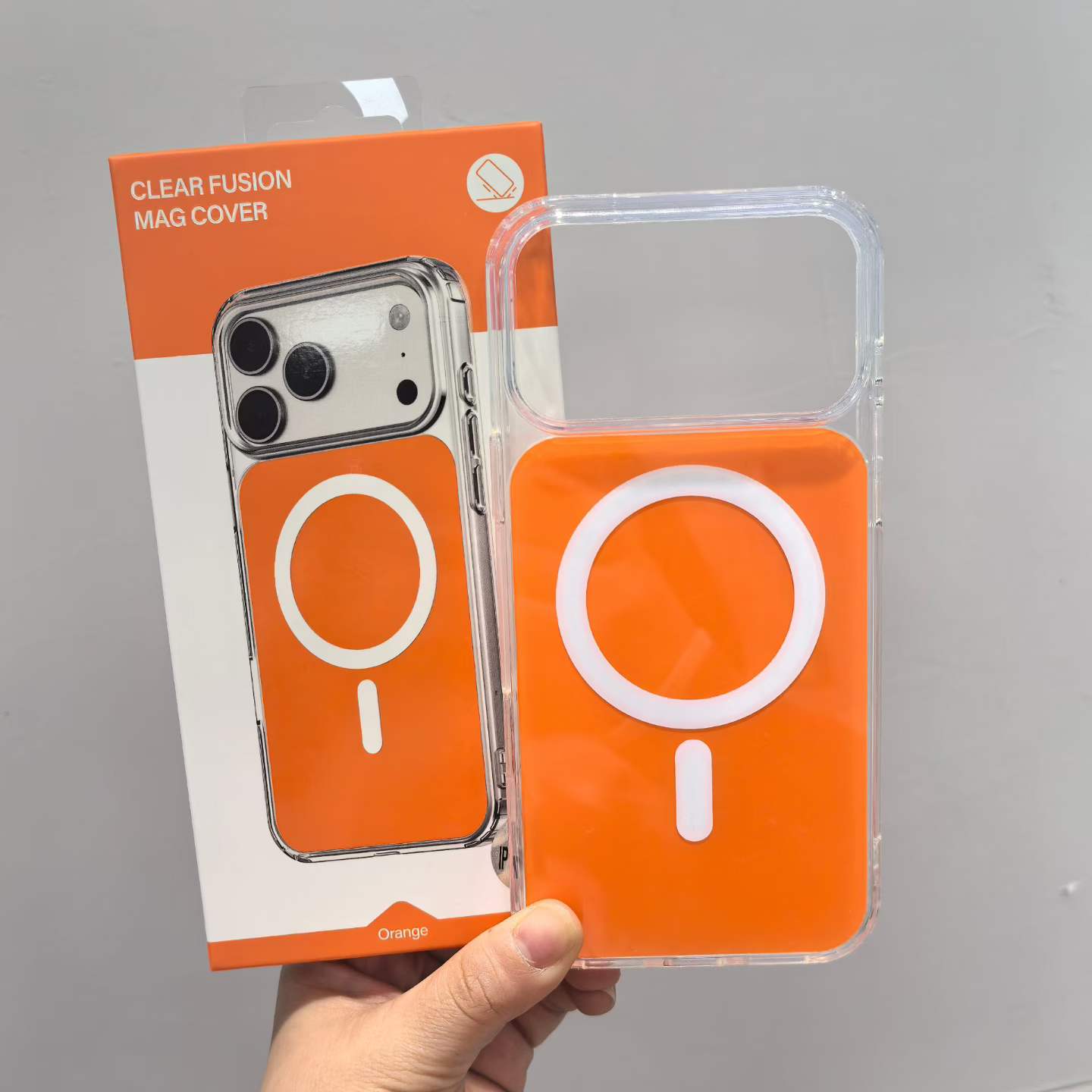 New Luxury Magnetic Phone Case for iPhone 17 16 15 14 13 Clear Wireless Charging Mobile Phone Cover for iPhone 17 Pro