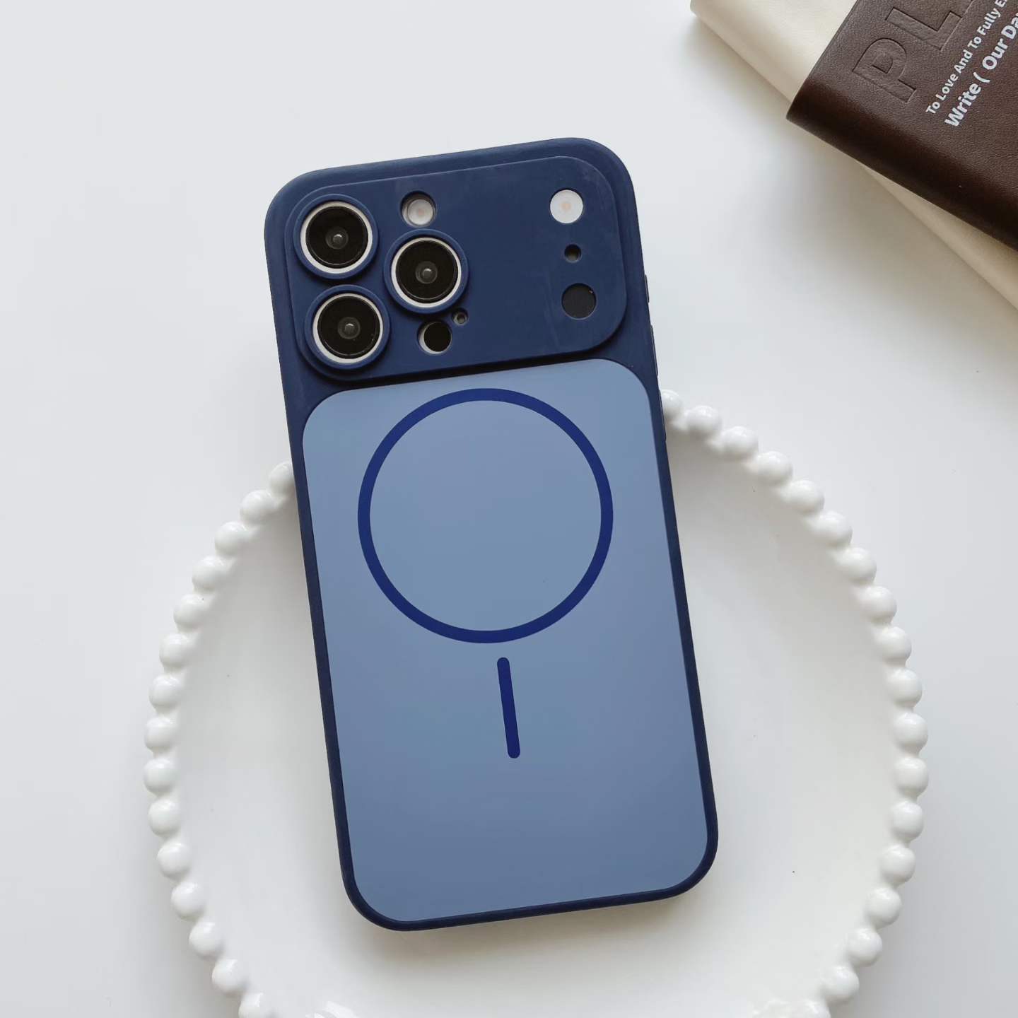 Pure Color Metallic Paint Hard Pc Matte Magnetic Mobile Phone Cases for iphone 17 16 15 14 Pro Max to 17 Appearance