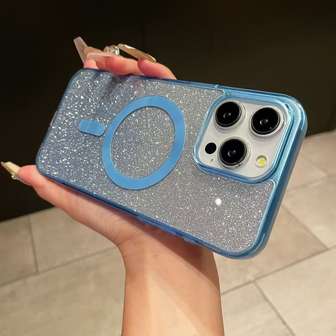 Crystal Luxe | Premium Gradient Acrylic iPhone Case with Ultra-Clear TPU (iPhone 15/16 Pro Max)