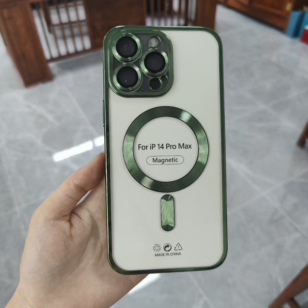 Hot Selling Fine Hole Camera Design with All Inclusive Anti Drop and Magnetic Charging, Suitable for iPhone 13 14 Phone case