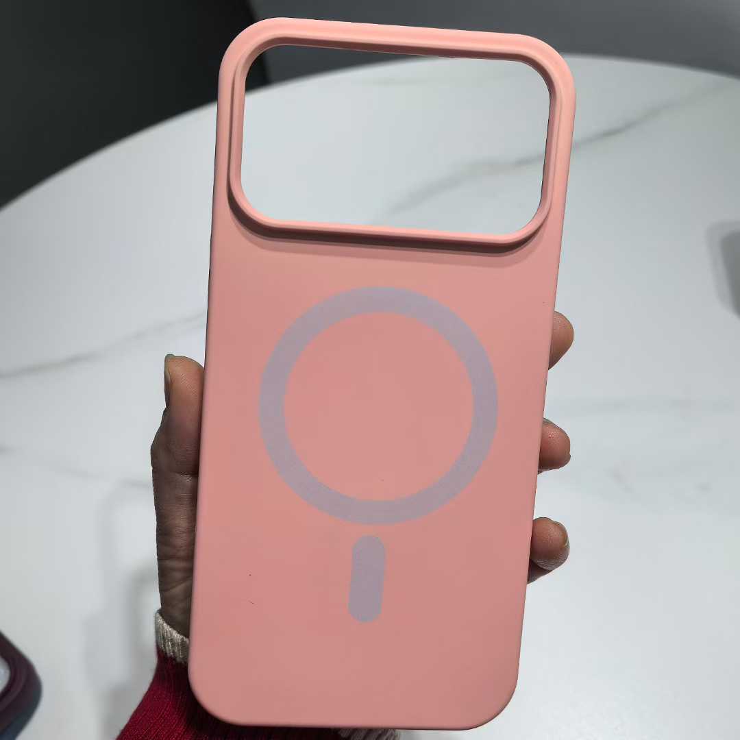 Magnetic Silicon Phone Back Cover for iPhone 17 Pro Max 17 Air Soft Silicone Phone Case