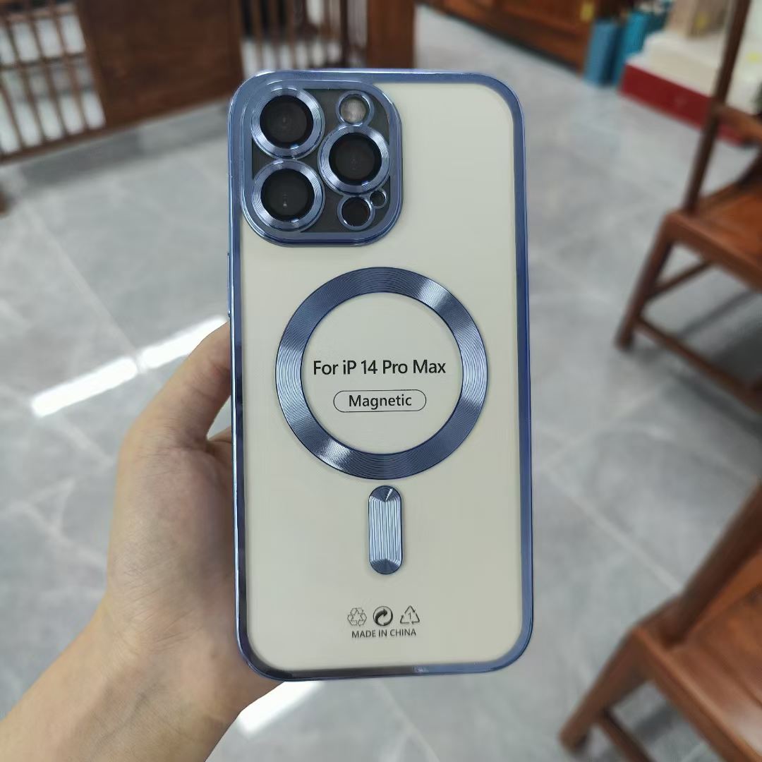 Hot Selling Fine Hole Camera Design with All Inclusive Anti Drop and Magnetic Charging, Suitable for iPhone 13 14 Phone case