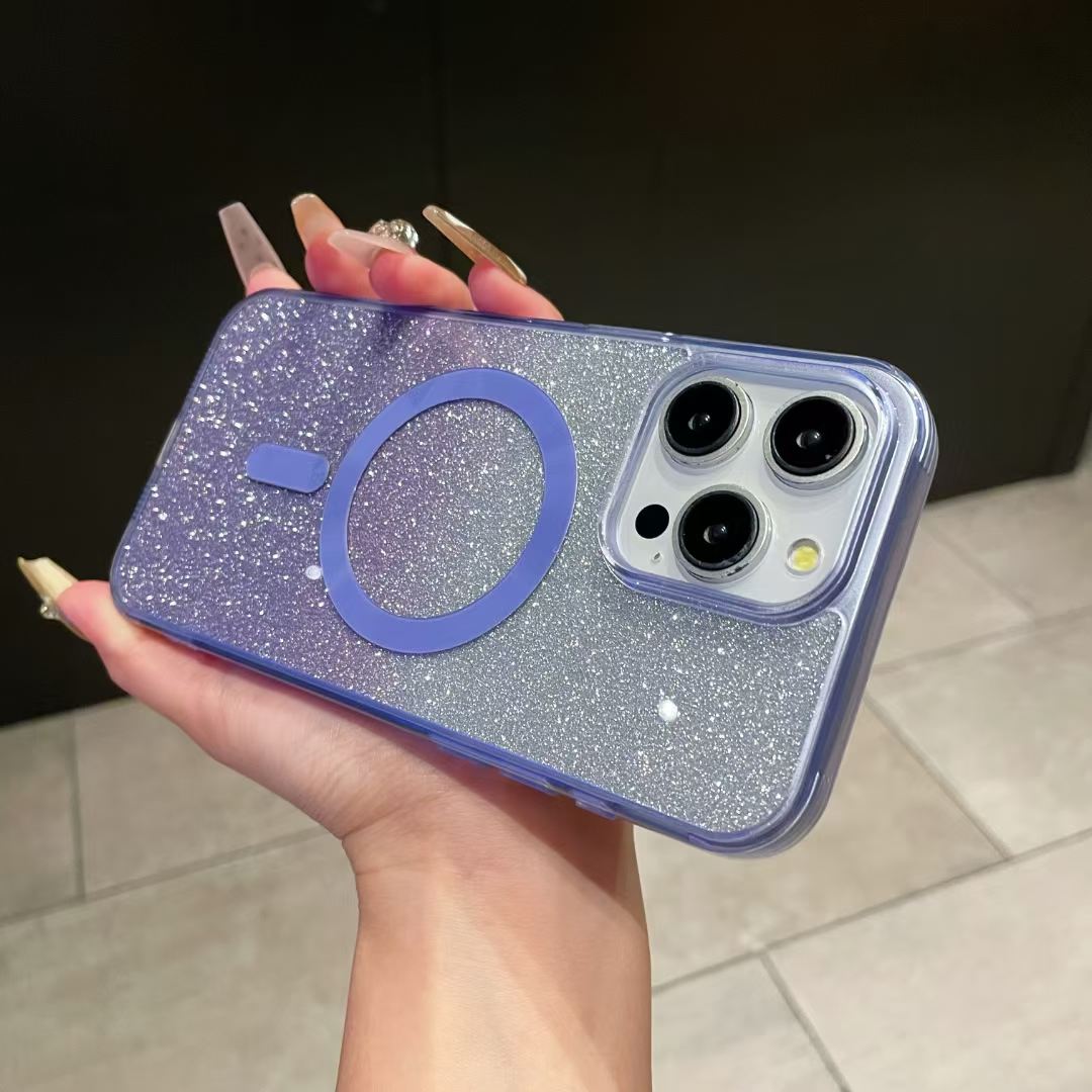 Crystal Luxe | Premium Gradient Acrylic iPhone Case with Ultra-Clear TPU (iPhone 15/16 Pro Max)