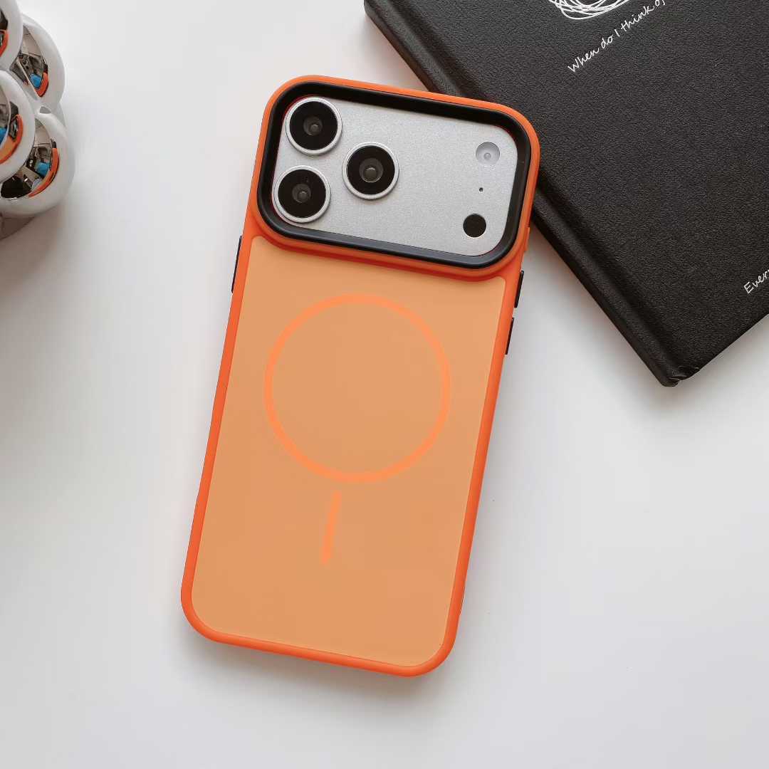 Luxury Matte Skin Shockproof Magnetic Case for iPhone 17 16 15 14 13 12 Pro Max for Samsung S26 Ultra Android Cover Phone case