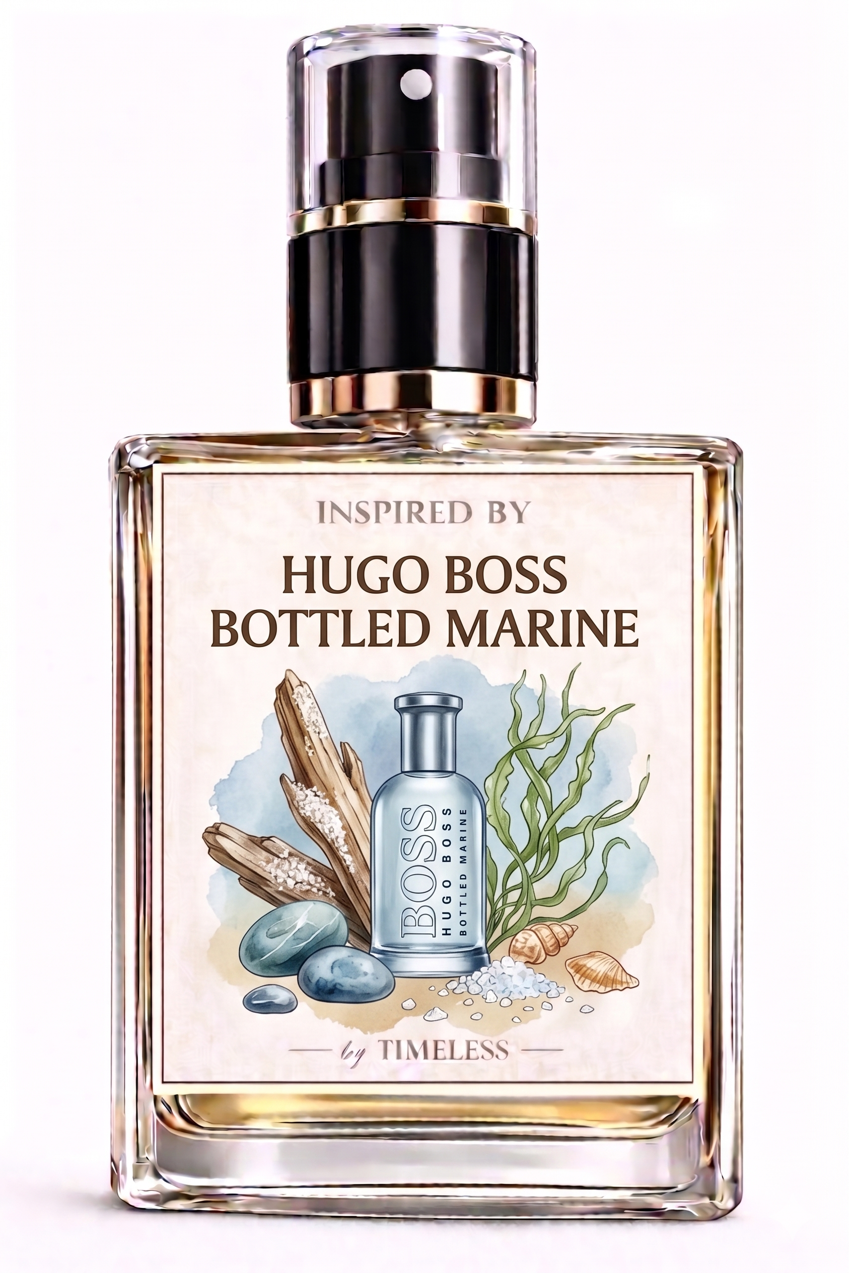 TIMELESS MARINE BOSS, Bottled Marine Inspired Perfume