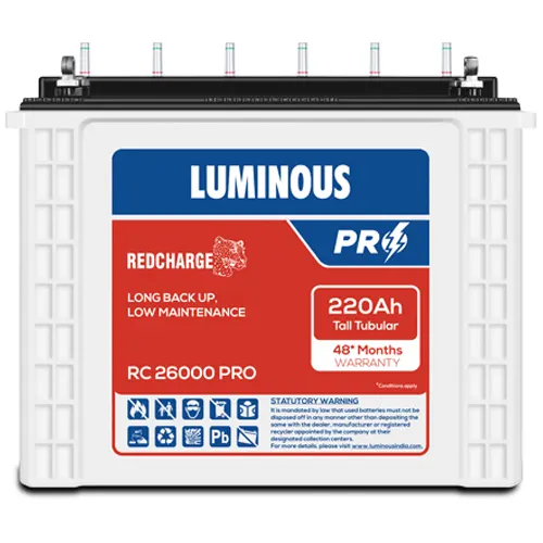 Luminous Red Charge RC 18000 Pro 150AH