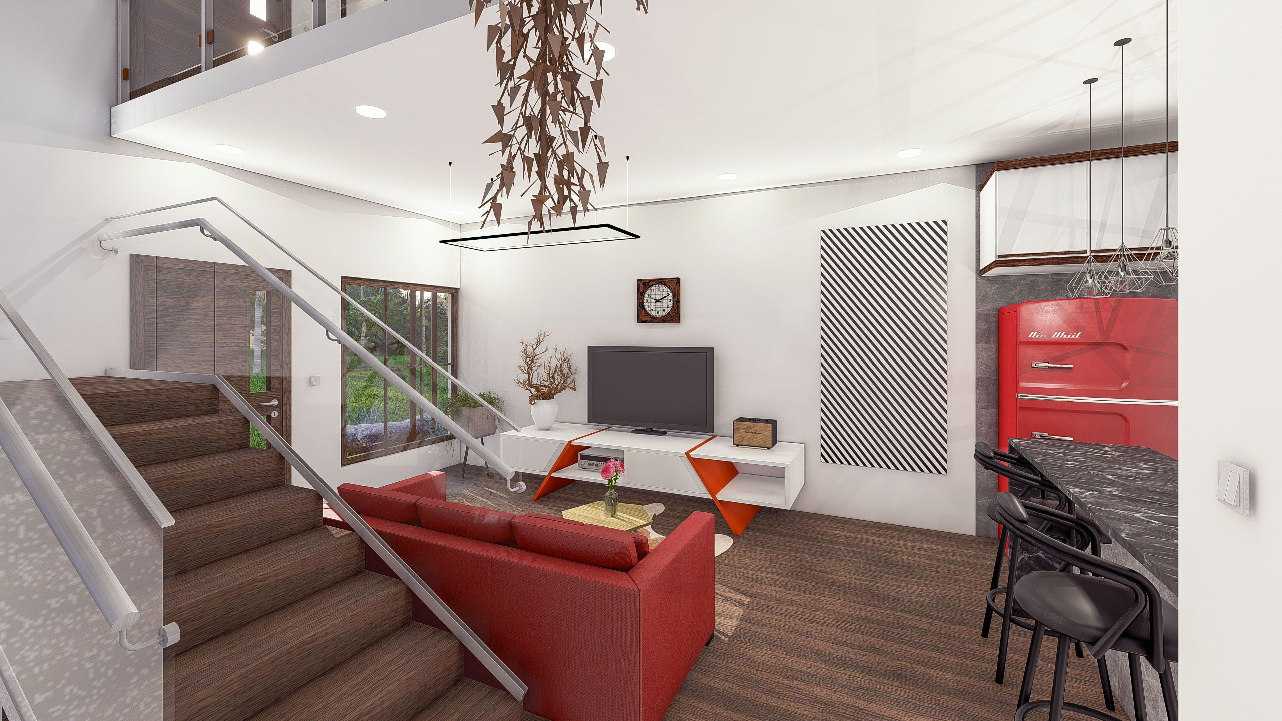 CASA PEQUENA COM DOIS PISOS 