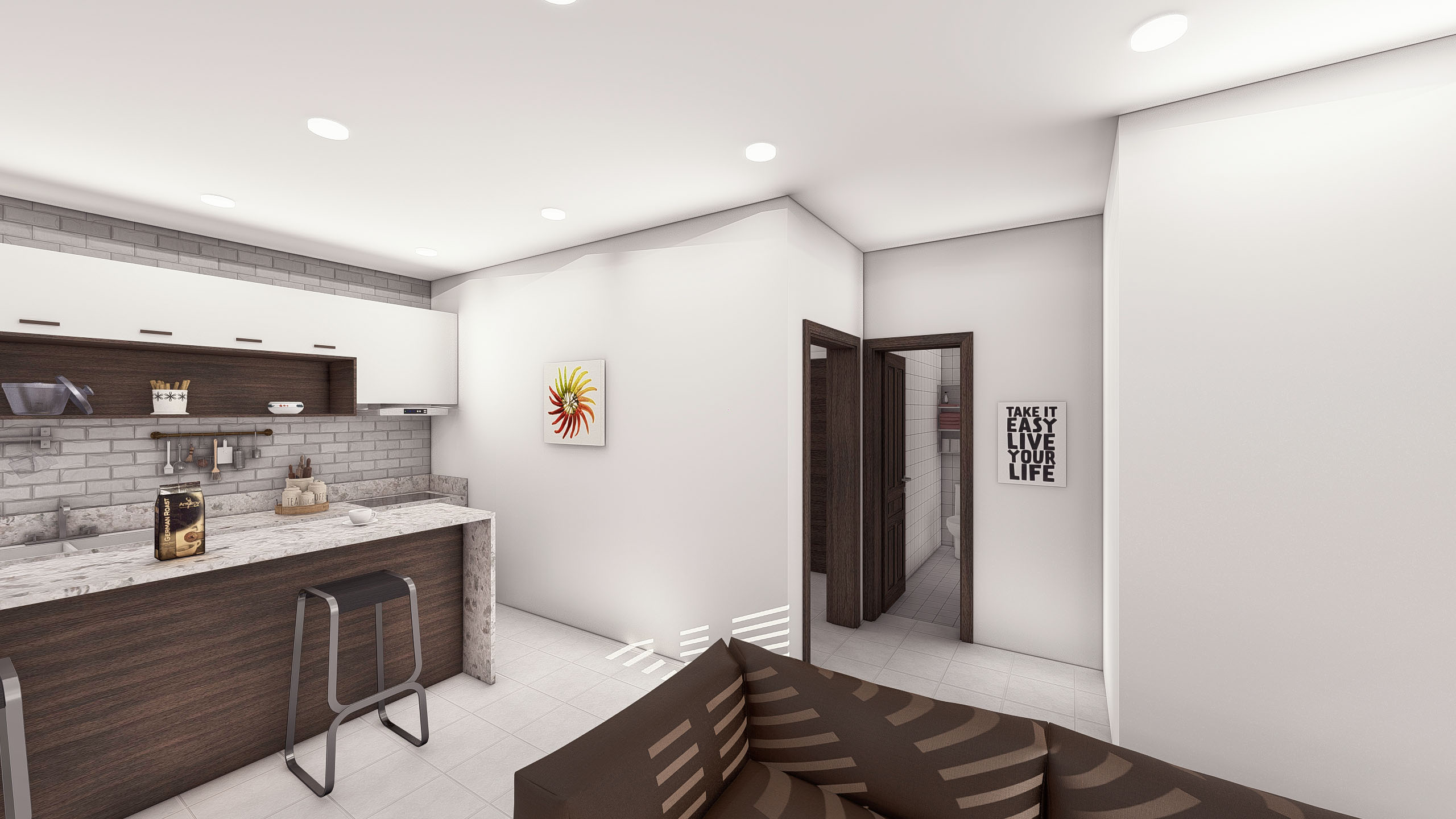 CASA PEQUENA E MODERNA