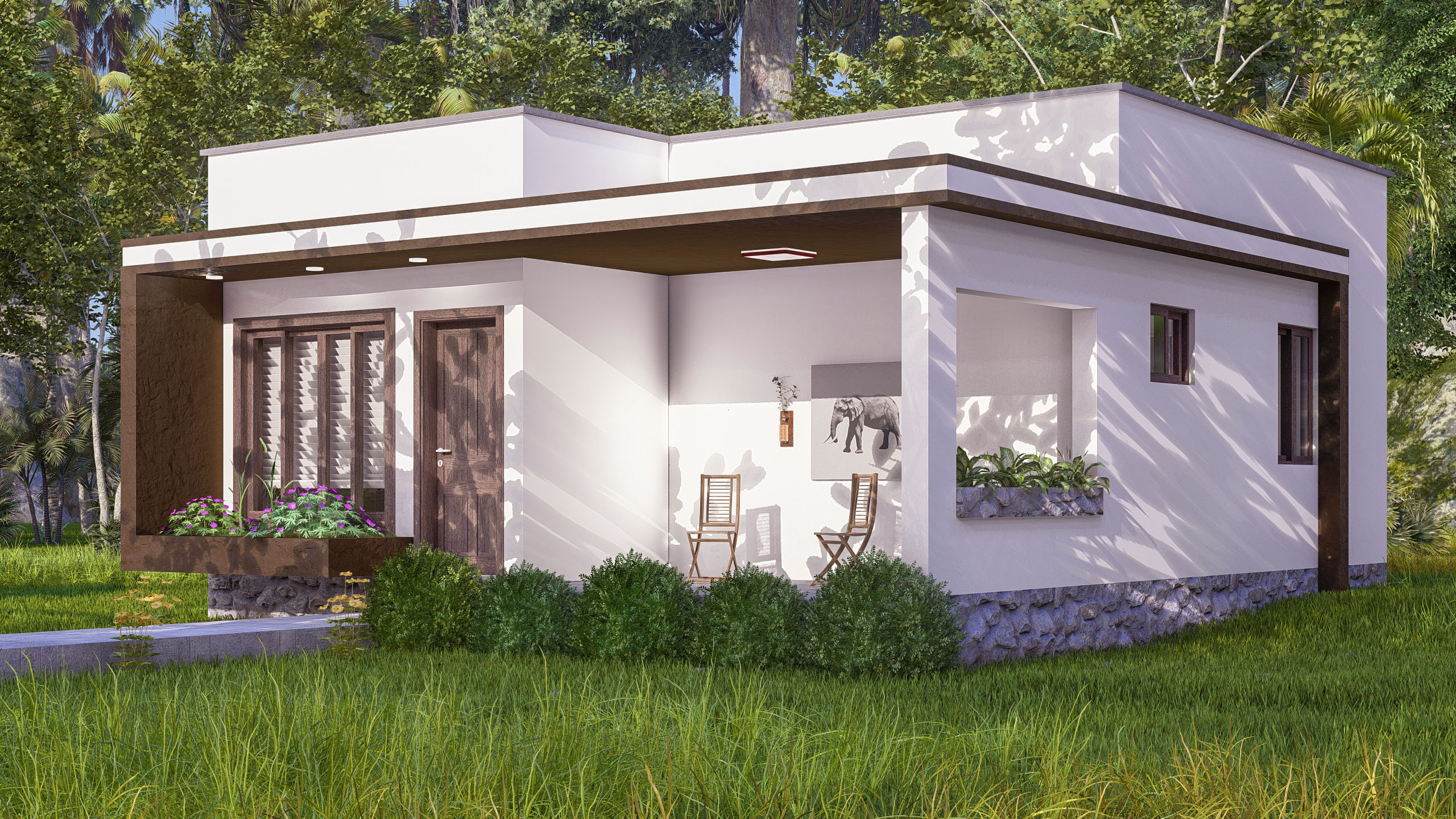 CASA PEQUENA E MODERNA