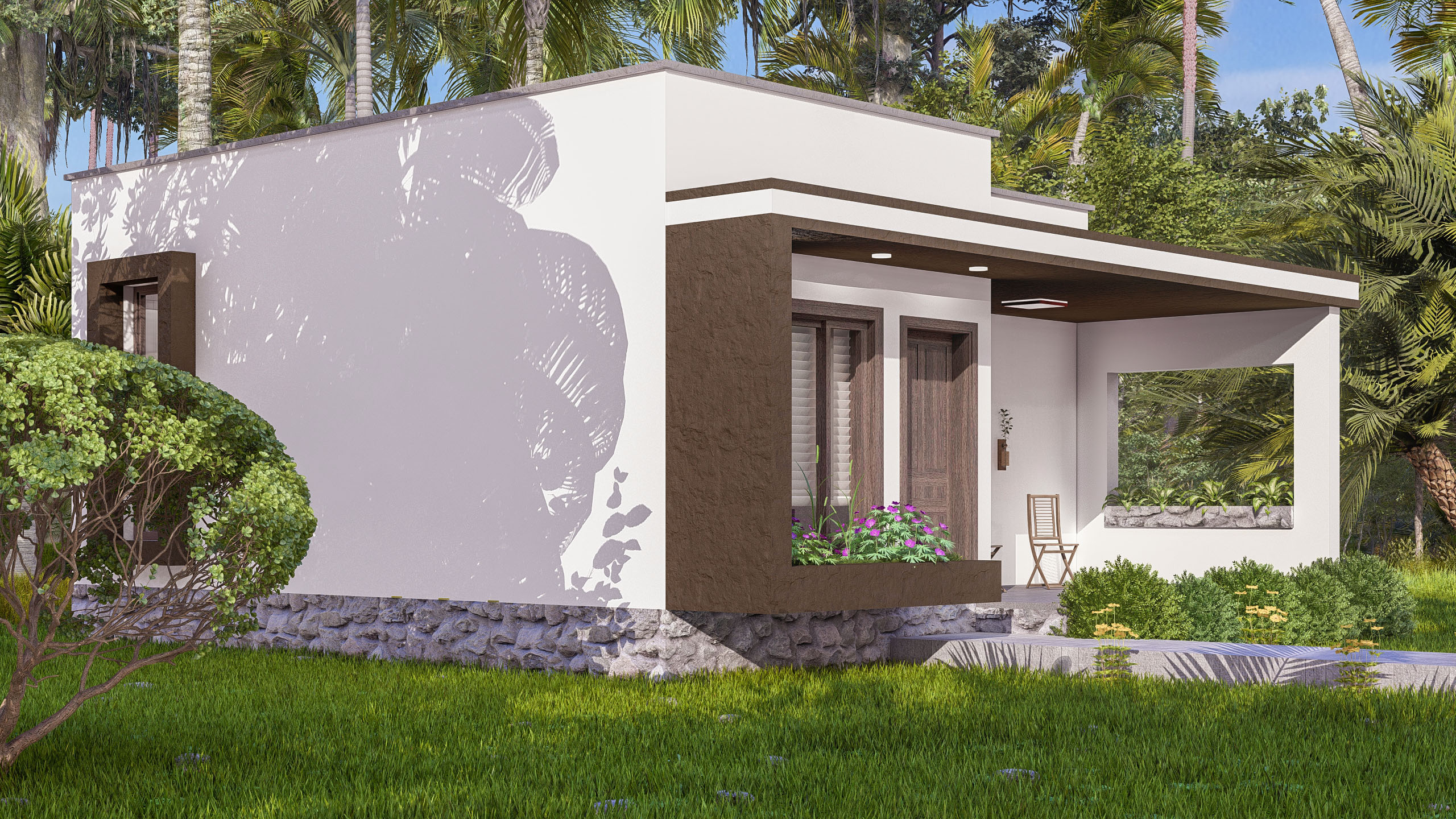 CASA PEQUENA E MODERNA