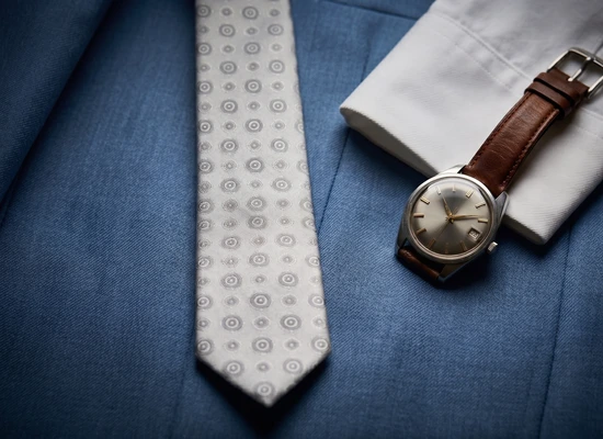 Silver Skinny Tie