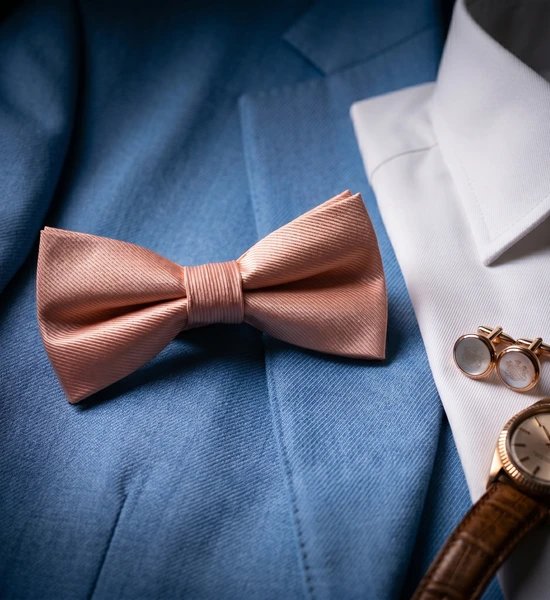 Peach Bow Tie