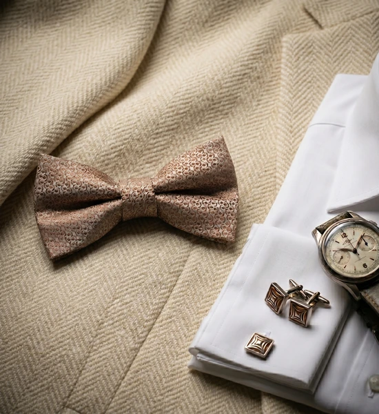 Gold Bow Tie