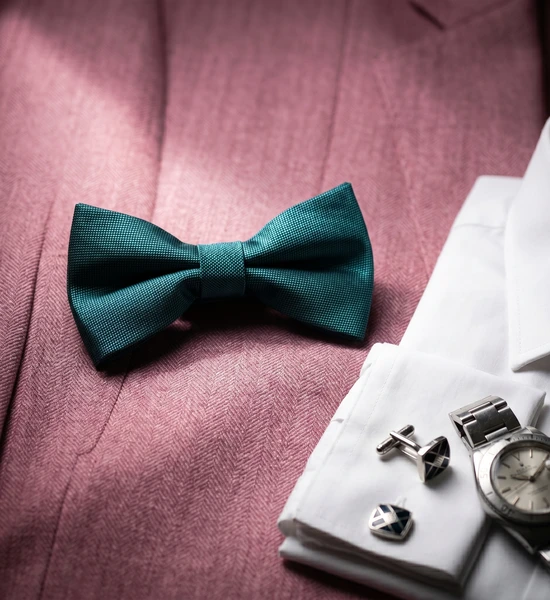 Teal Blue Bow Tie