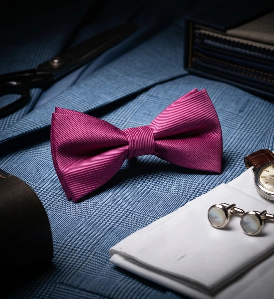 Fuchsia Bow Tie