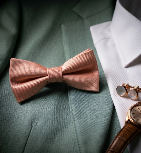 Peach Bow Tie