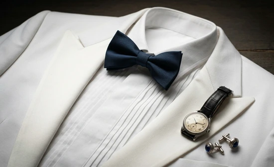 Navy Blue Bow Tie