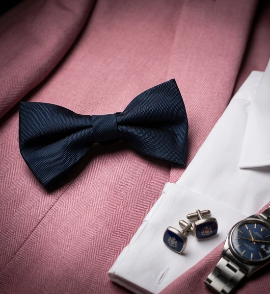 Navy Blue Bow Tie