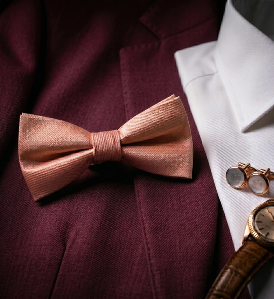 Peach Bow Tie
