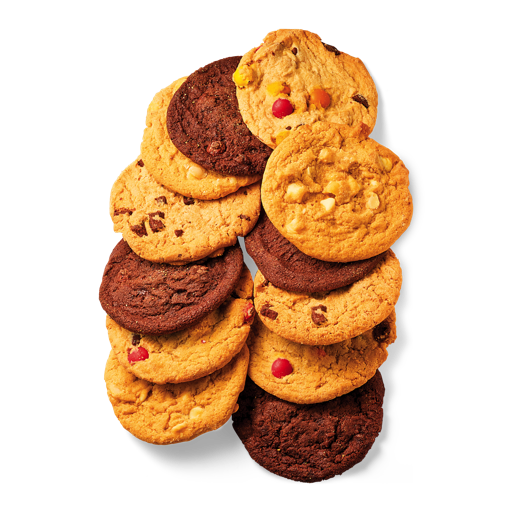 12 Cookies (3 van elke smaak)