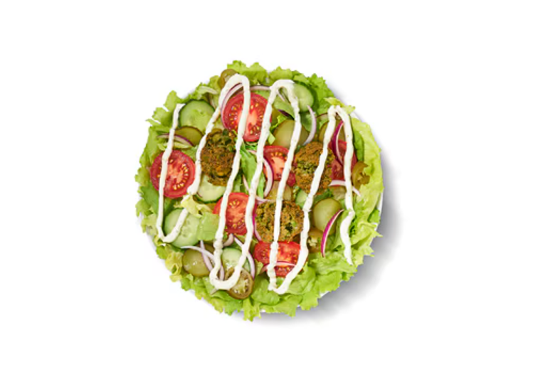 Smashed Falafel (V) Salade