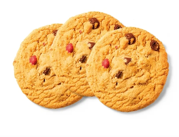 3 Cookies Chocolate Chip Rainbow Candy