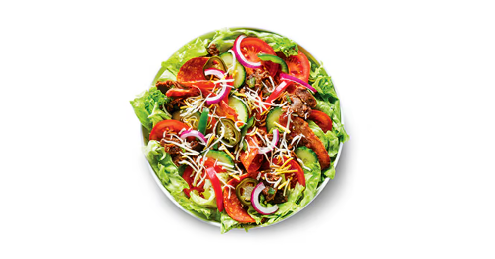 Spicy Steak & Bacon Melt Salade