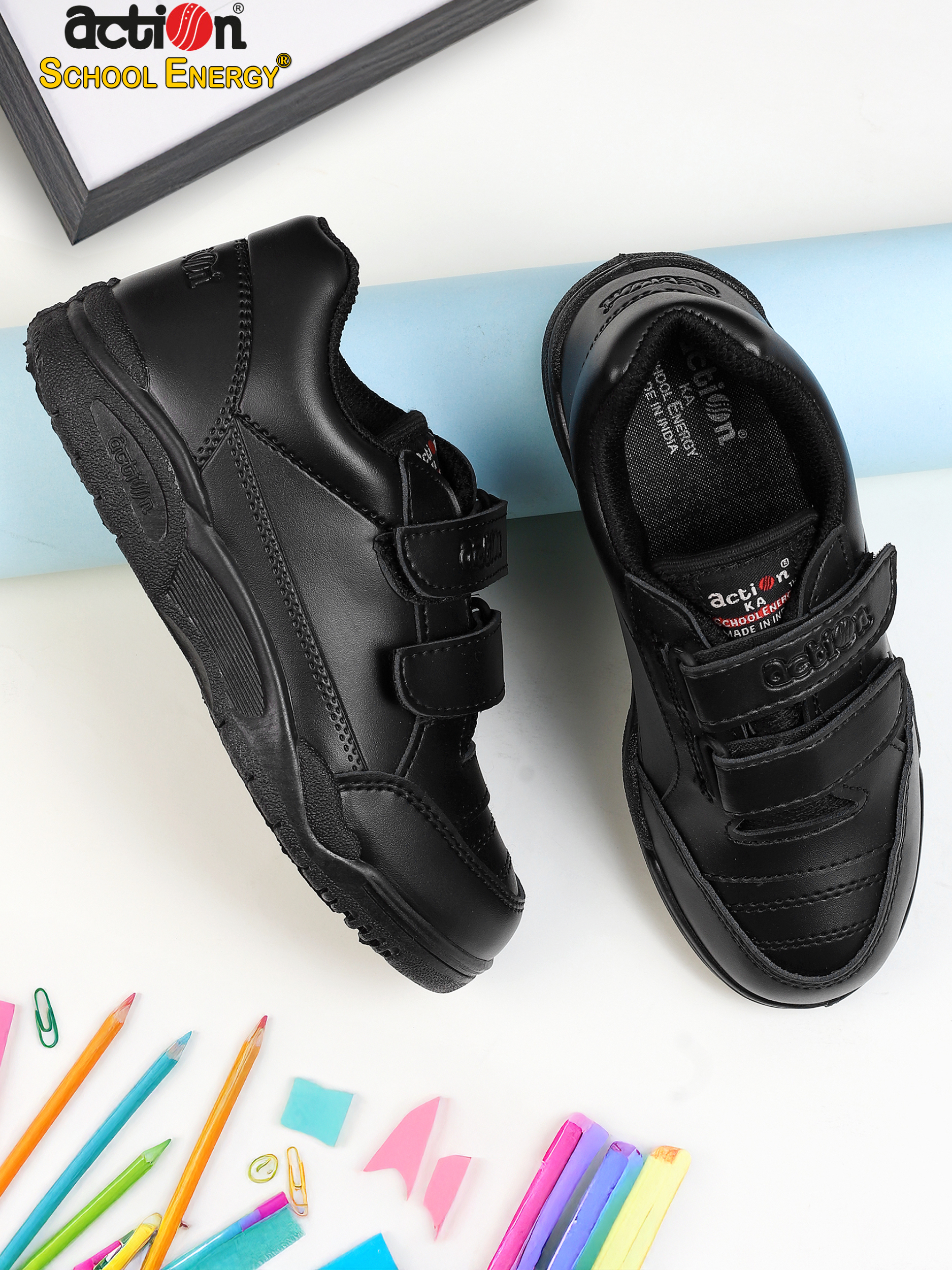 1260 Black Action School Energy Shoes
