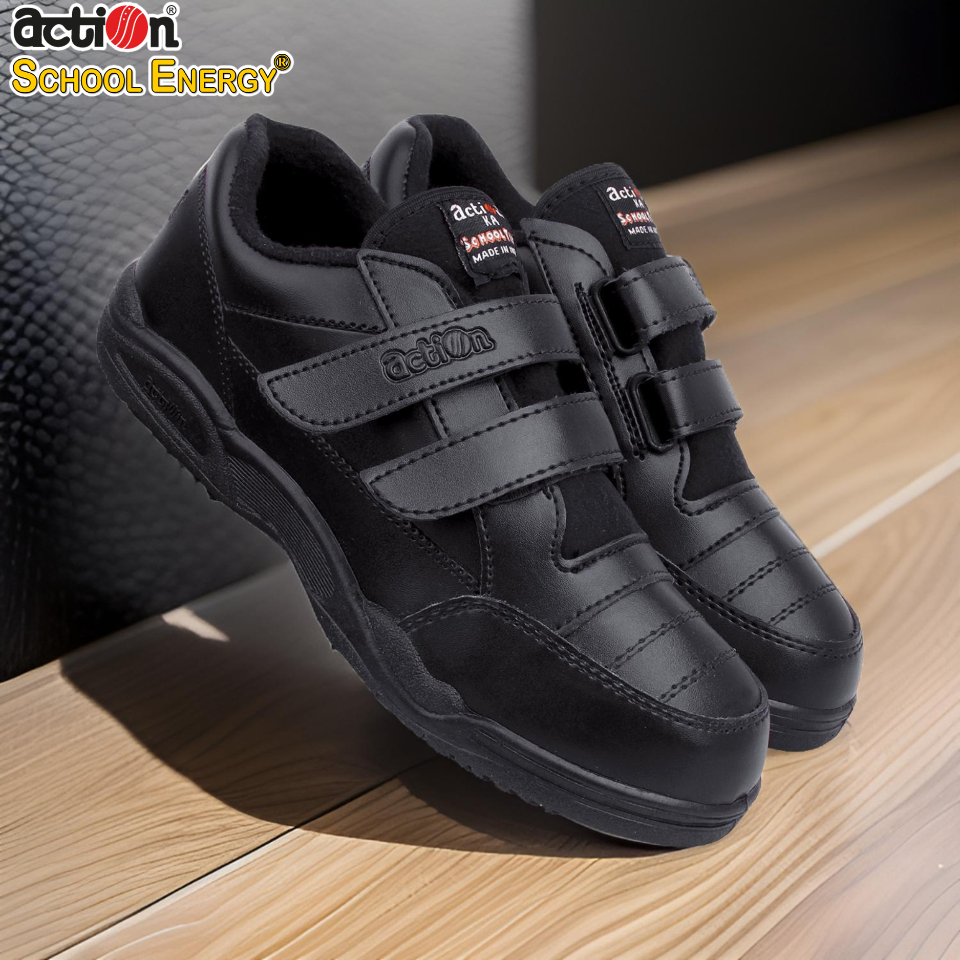 1260 Black Action School Energy Shoes