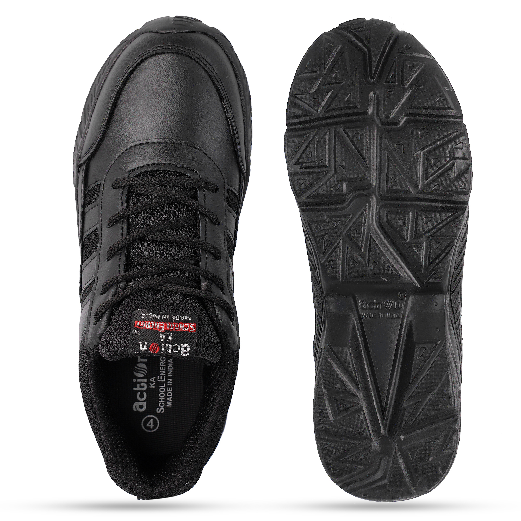 7145 Black Action School Energy Shoes