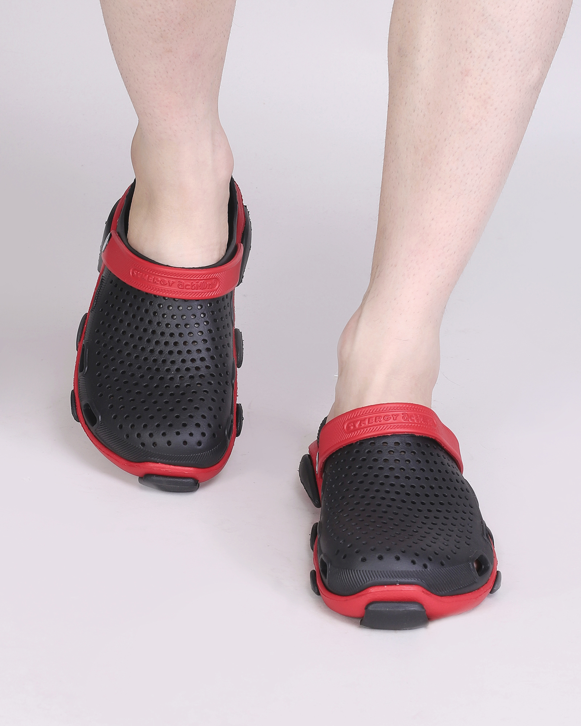 Clogs Black Red