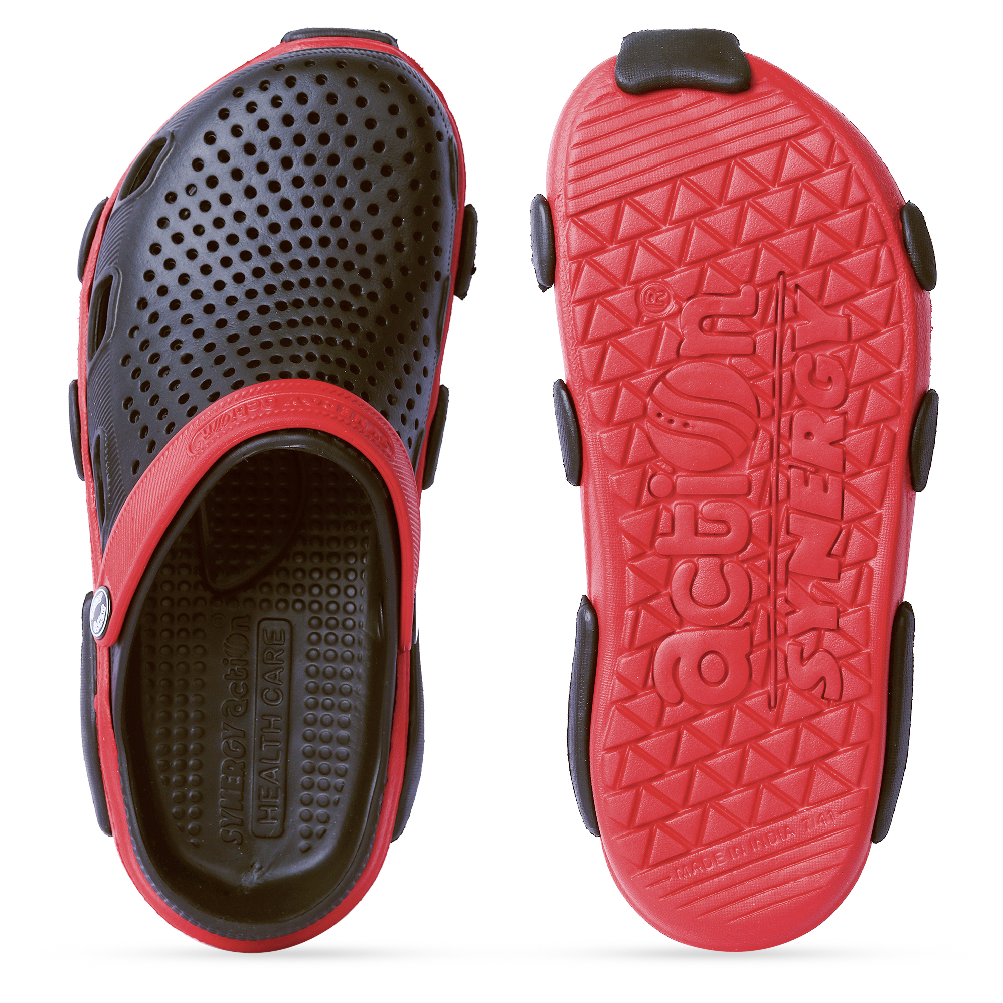 Clogs Black Red